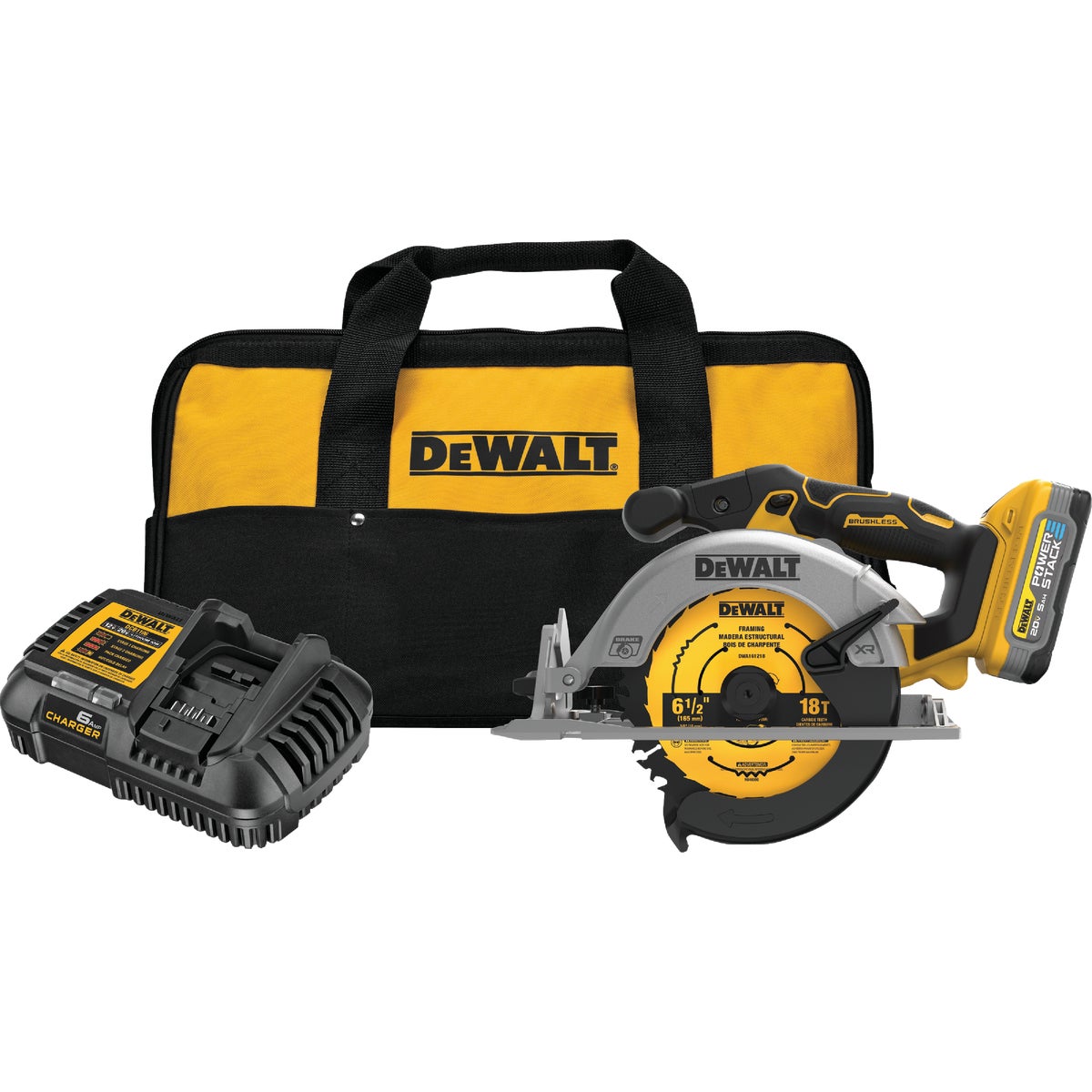 Dewalt dcb205ck 20v max 5.0 online ah battery charger kit with bag