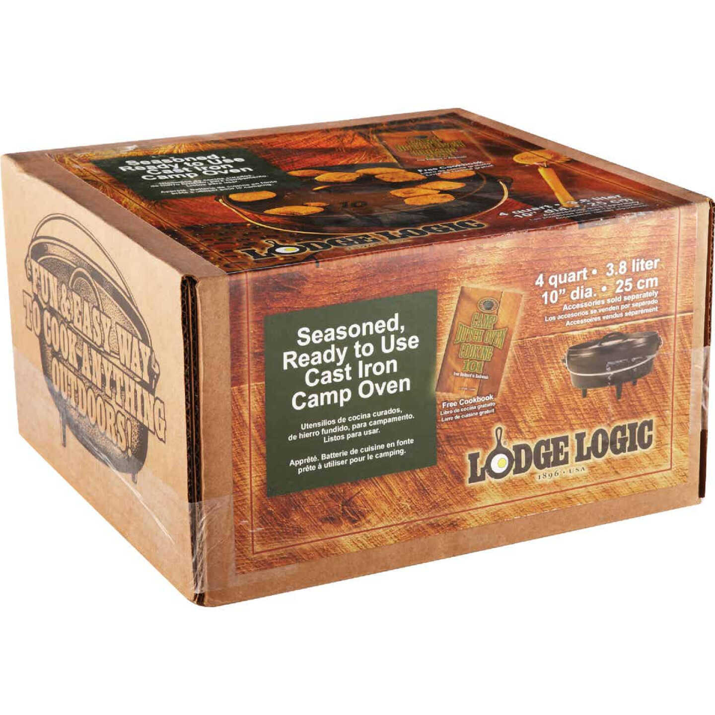 Lodge Tall Boy Tripod with 4-in-1 Camp Dutch Oven Tool