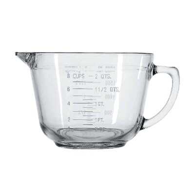  Pyrex Prepware 2-Cup Measuring Cup, Red Graphics, Clear: Home &  Kitchen