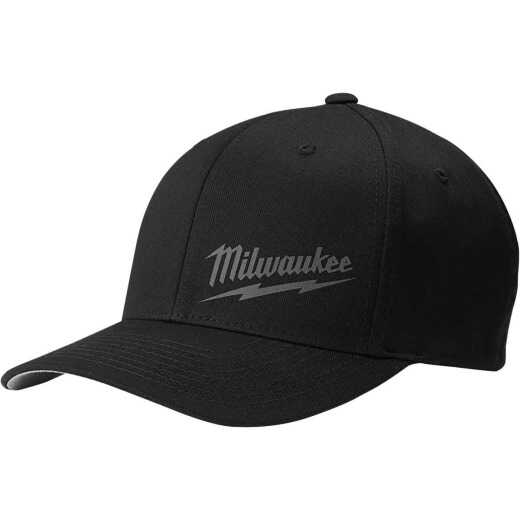 Milwaukee FlexFit Black Fitted Hat, L/XL