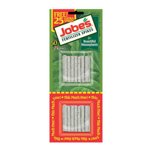 Jobe's 13-4-5 Houseplant Food Spikes (50-Pack)
