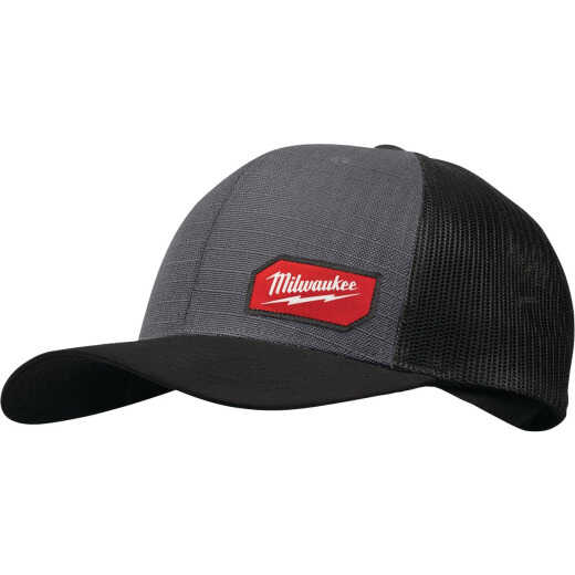 Milwaukee GridIron Snapback Gray Trucker Hat