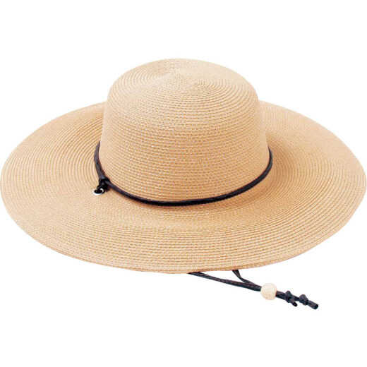 Sloggers Women's Light Brown Straw Sun Hat