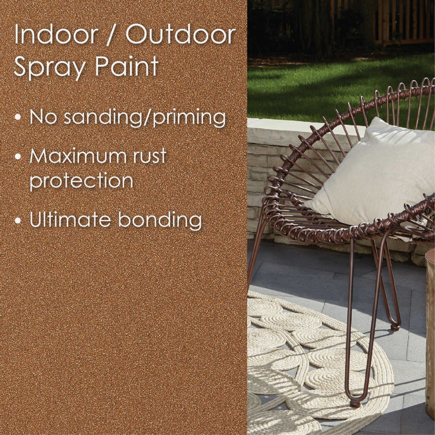  Outdoor Fabric Spray Paint - Medium Grey, 340 g