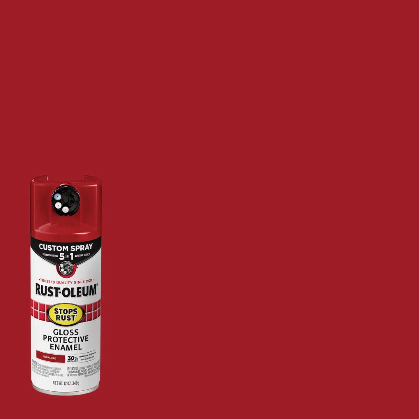 Rust-Oleum Stops Rust 12 Oz. Custom Spray 5 in 1 Gloss Spray Paint, Regal  Red - Thomas Do-it Center